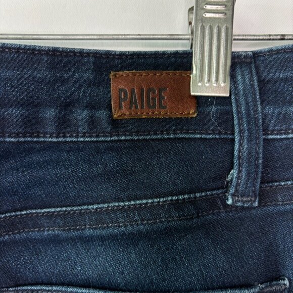Paige Women's Verdigo Ankle Kaiya Dark Wash Skinny Jeans Size 24 - Picture 8 of 10